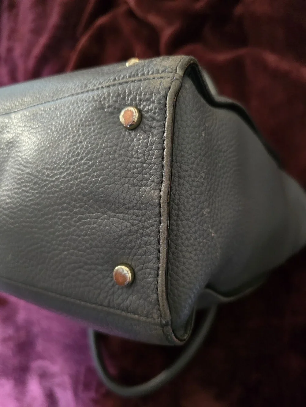 Kate Spade Baxter Street Large Tote/Work Bag In Asphalt. GUC